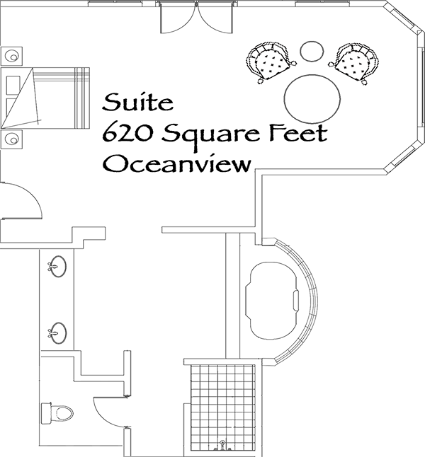 South ocean view room